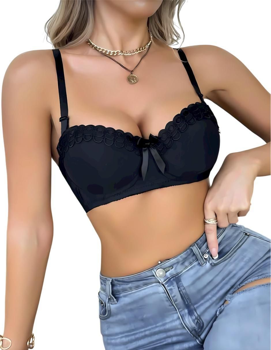 Brassiere balconette media copa para mujer 5