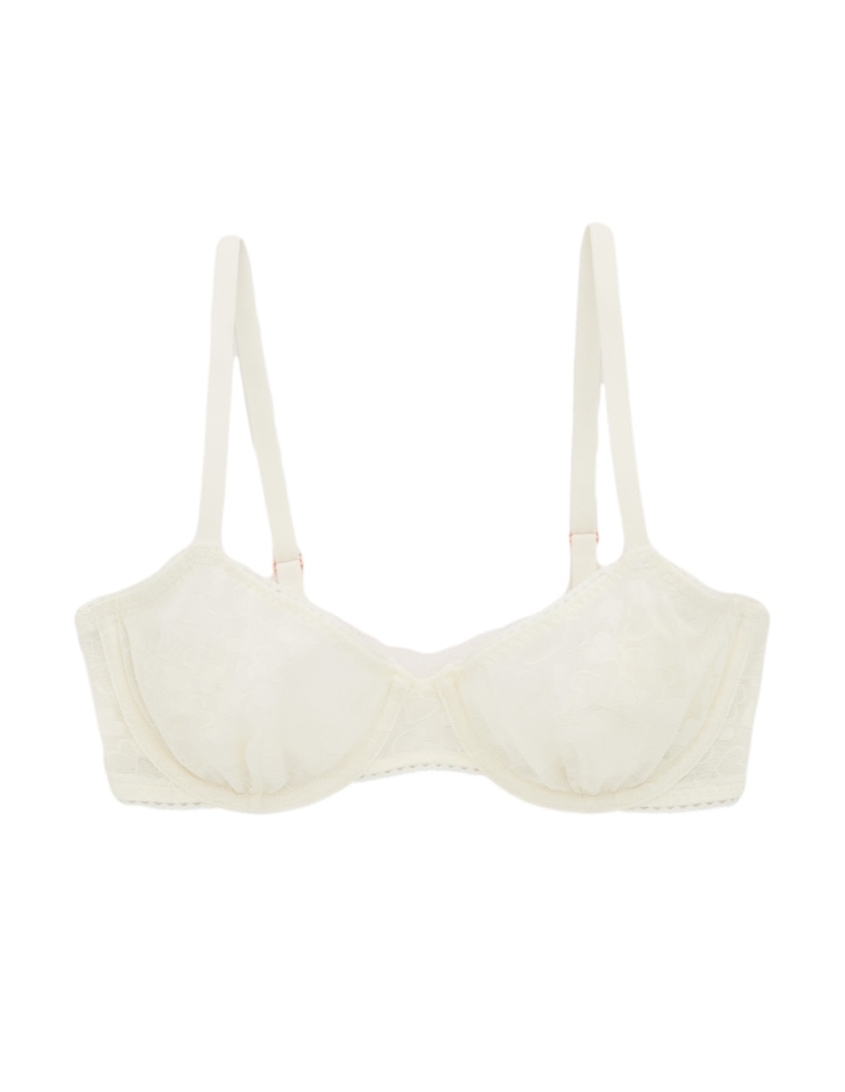 Brassiere demi con copa para mujer 3