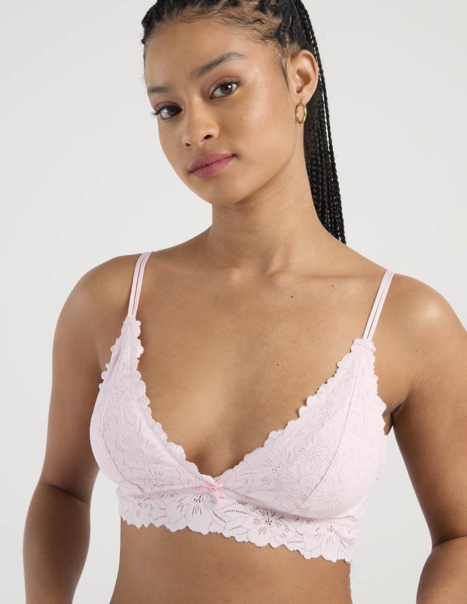 Brassiere balconette con copa para mujer 2