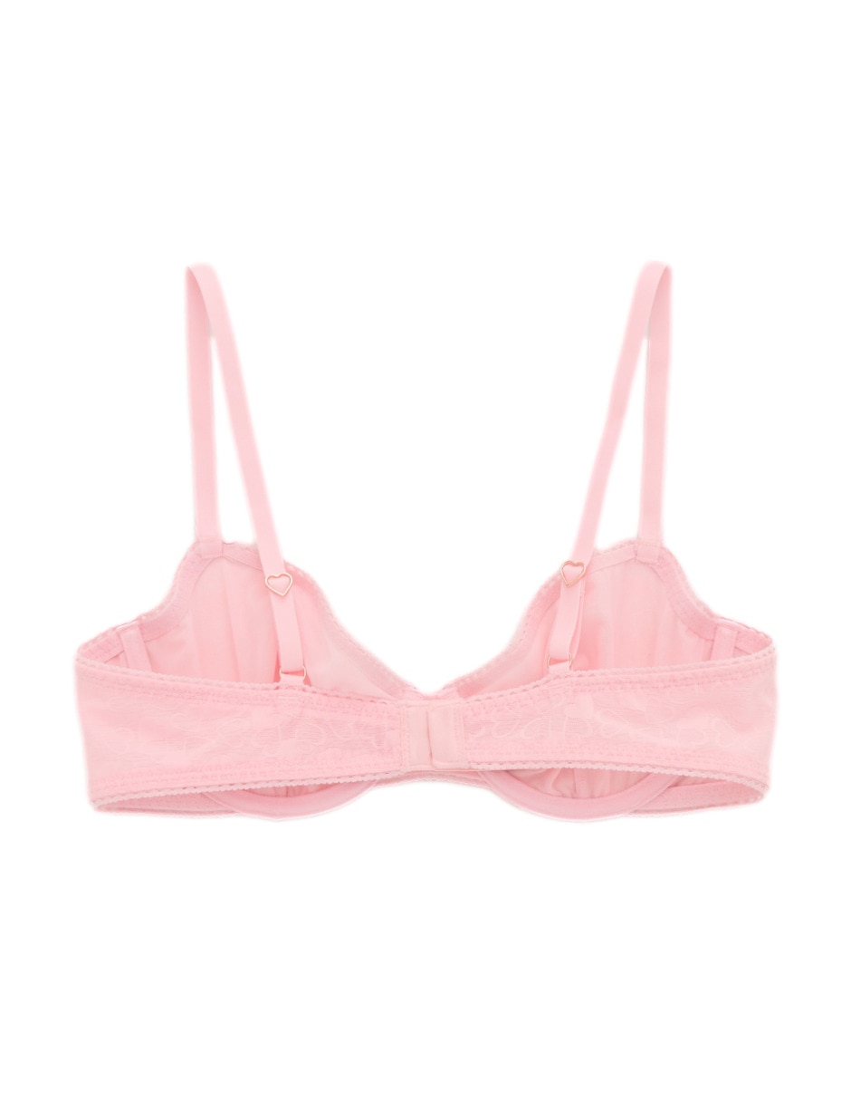 Brassiere demi copa para mujer 4