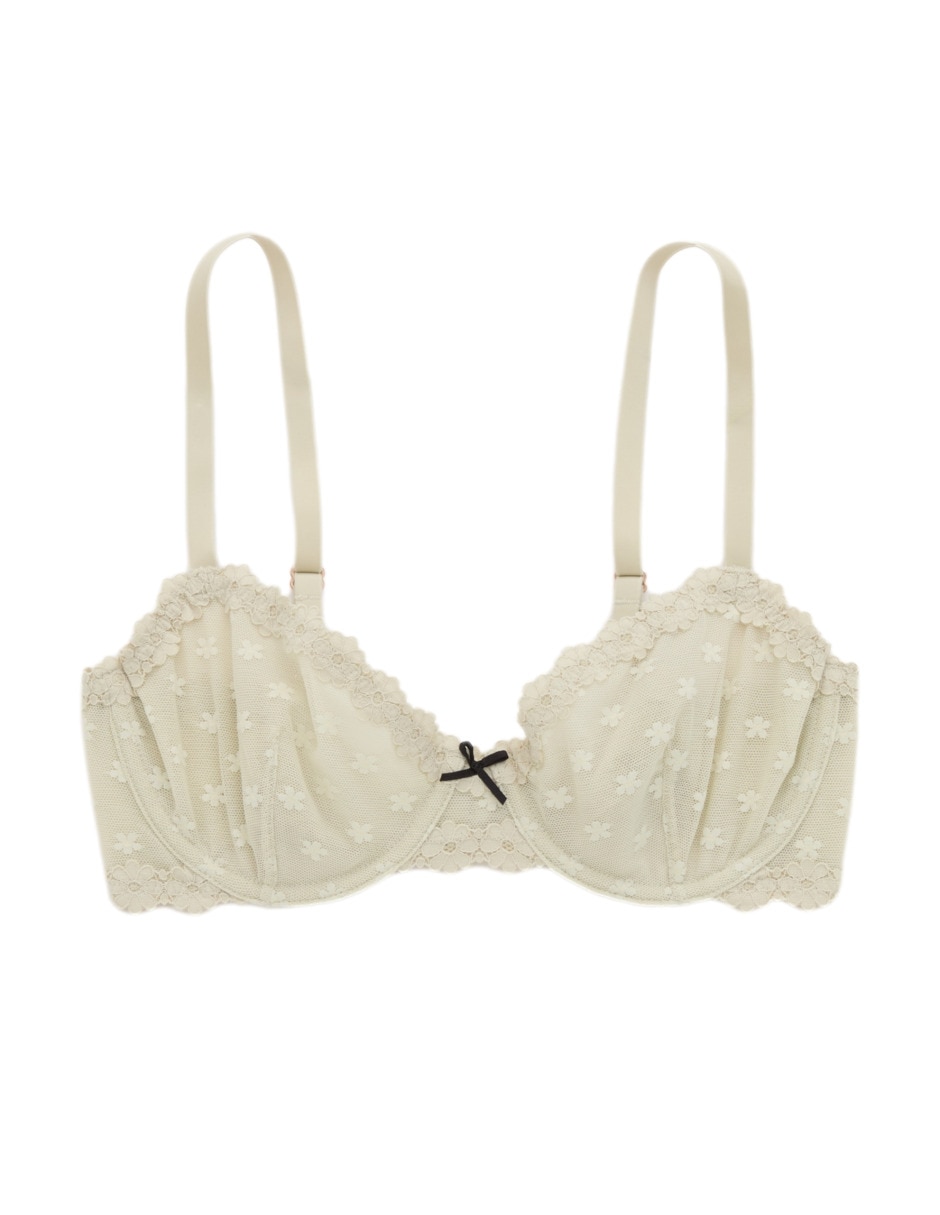 Brassiere balconette con copa para mujer 3