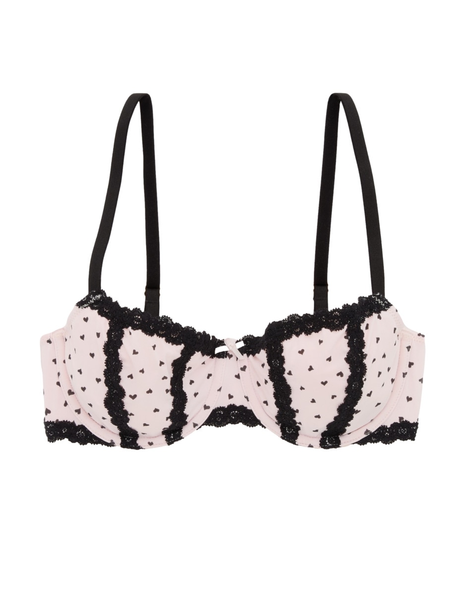 Brassiere demi con copa para mujer 3