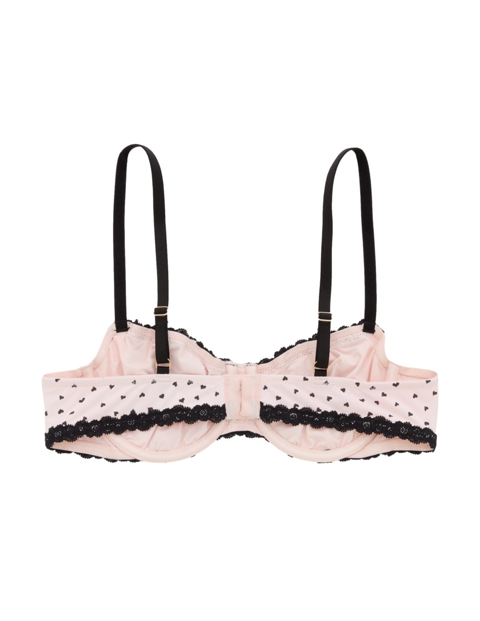 Brassiere demi con copa para mujer 4