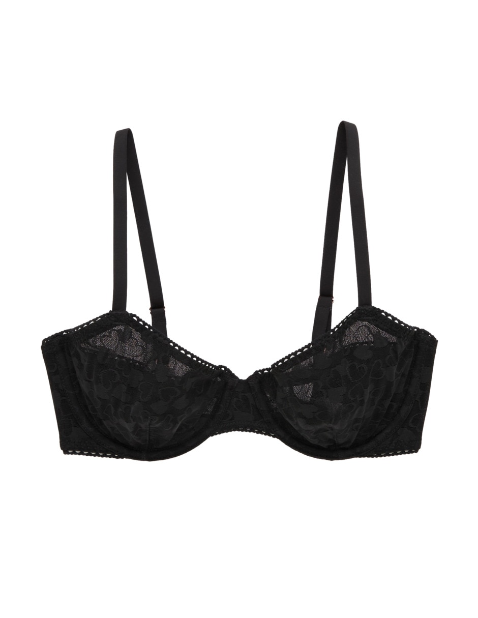 Brassiere demi con copa para mujer 3