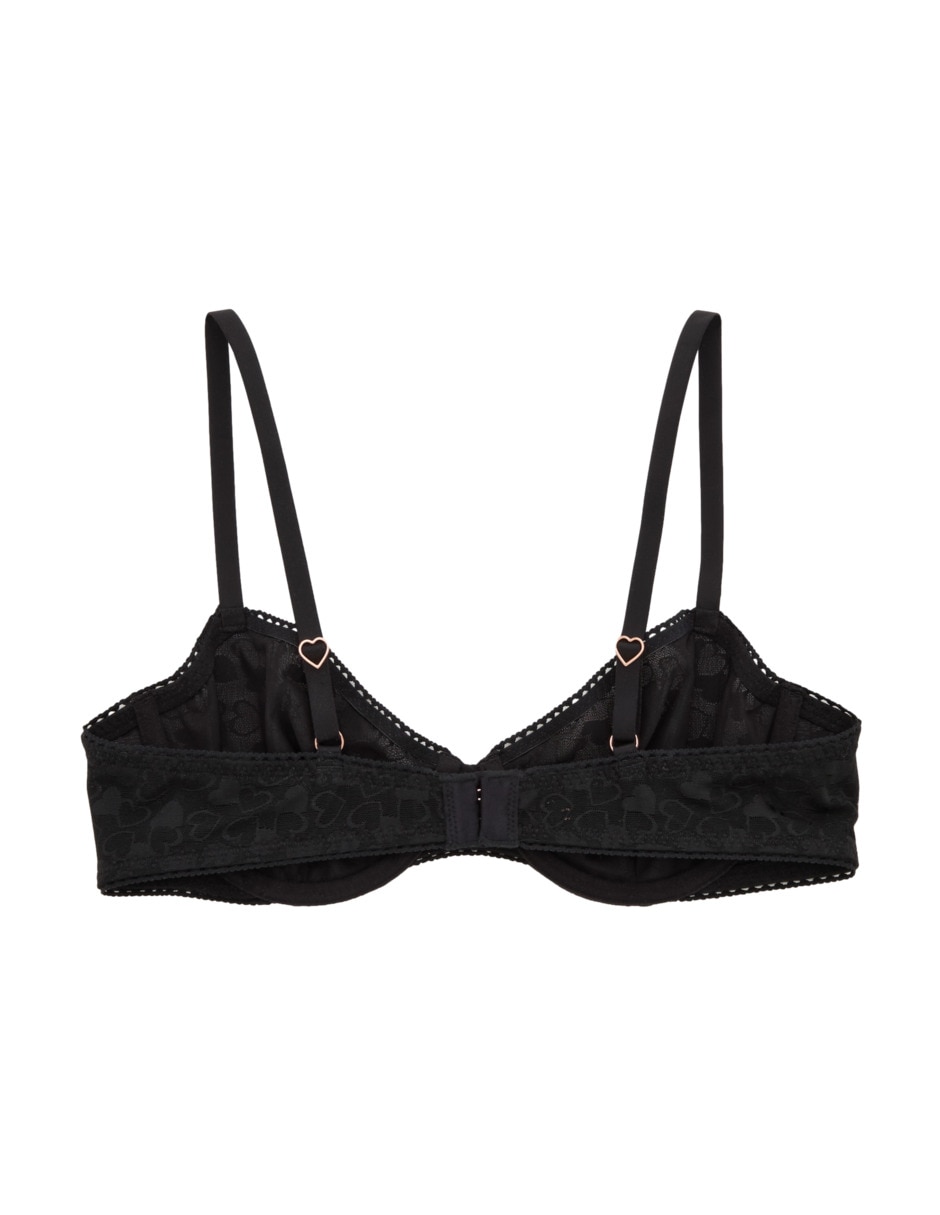 Brassiere demi con copa para mujer 4