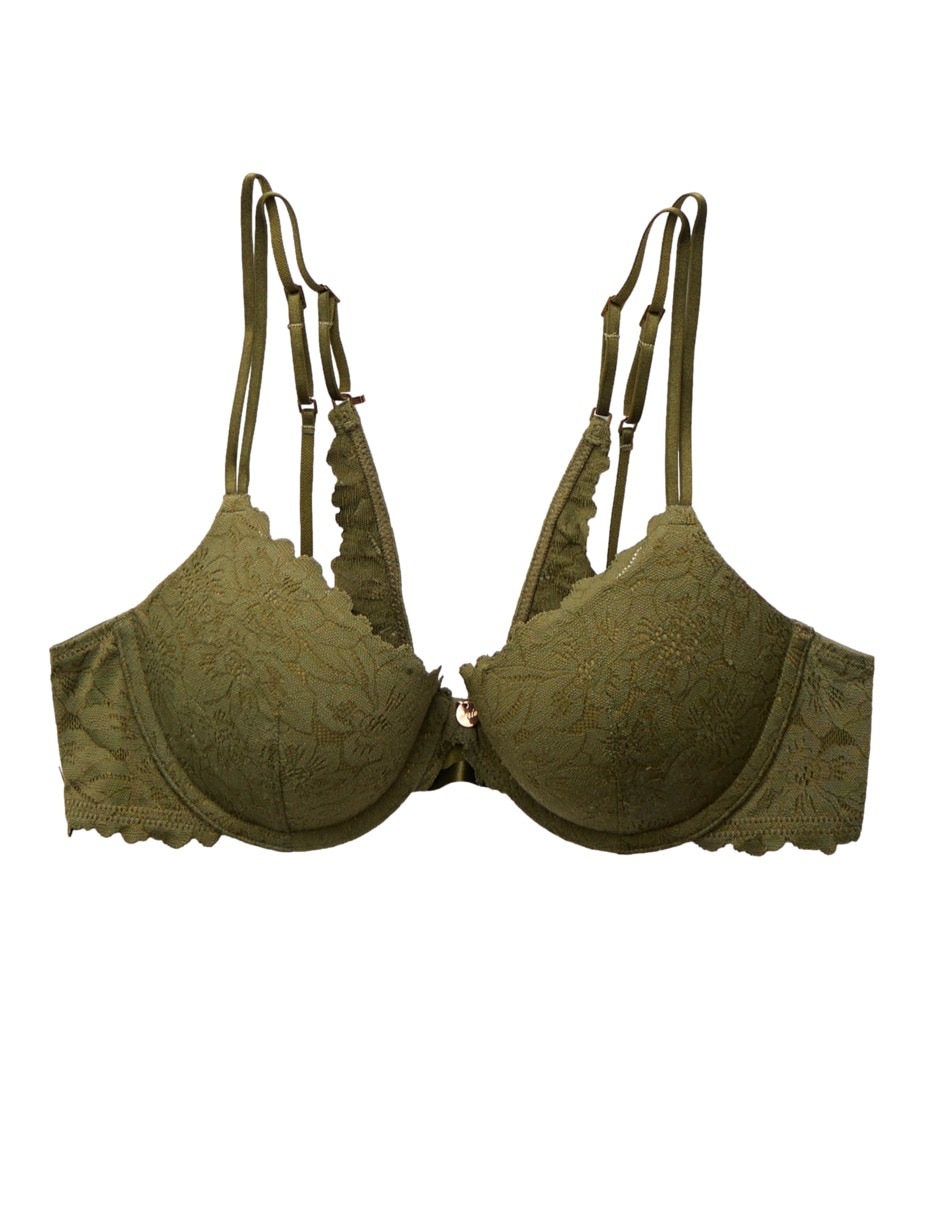 Brassiere demi con copa para mujer 3