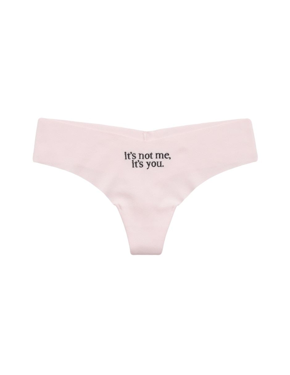 Tanga de algodón para mujer
