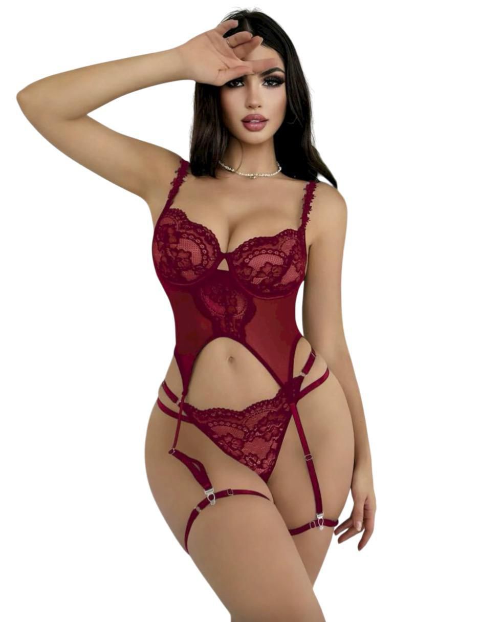Set bra-panty-liguero 5