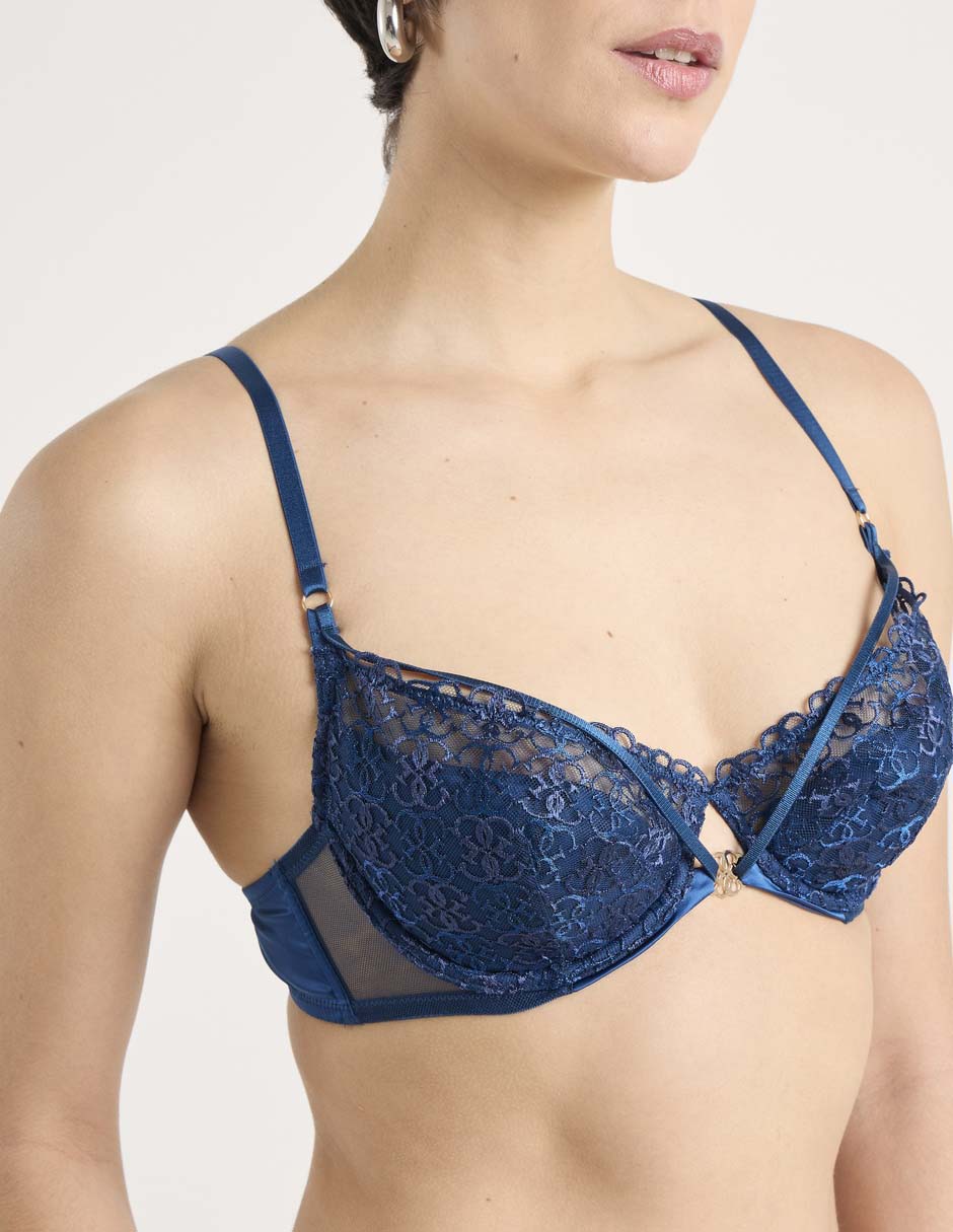 Brassiere balconette con copa para mujer 3