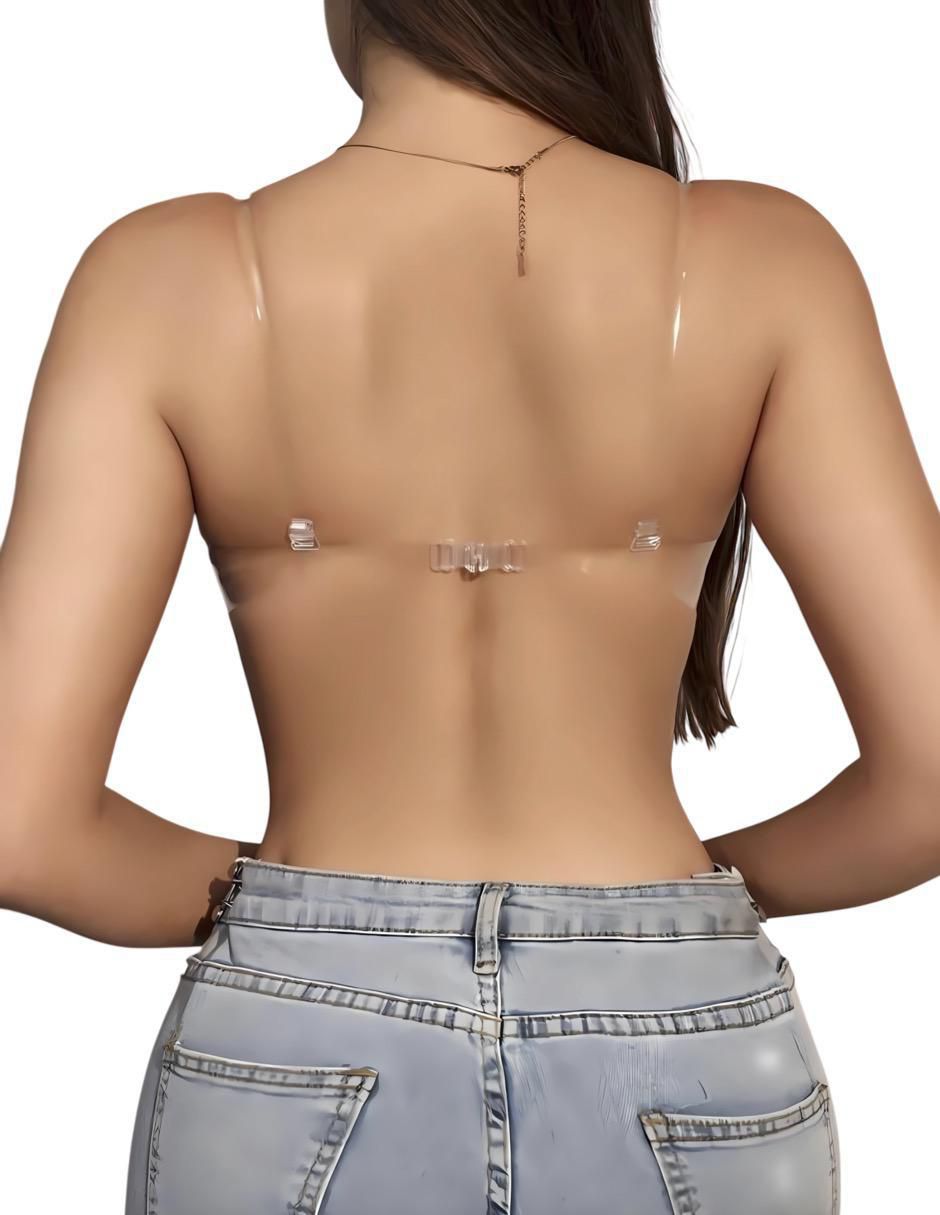 Brassiere strapless copa doble push up para mujer 3