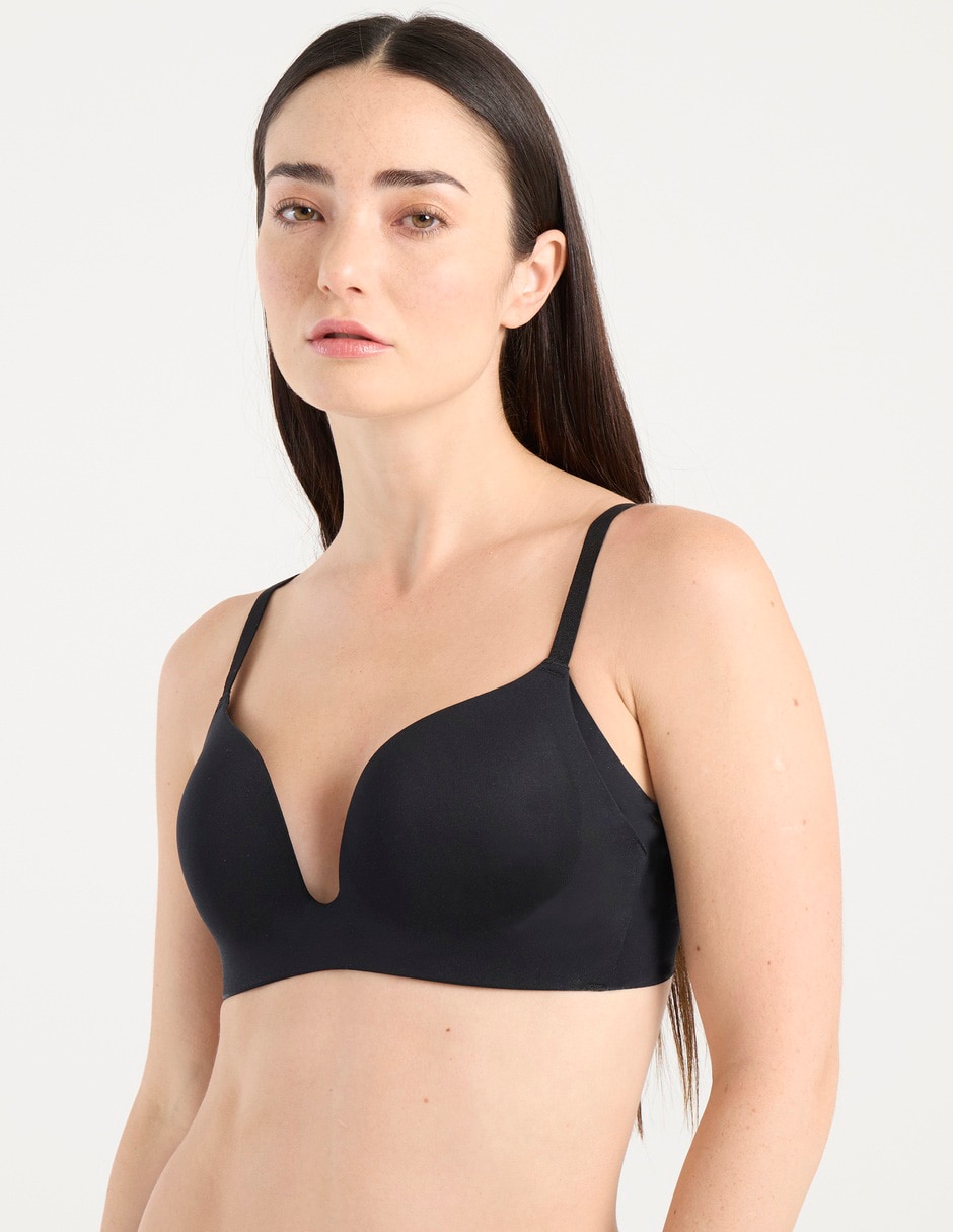 "brassiere/set brassiere" brassiere escote profundo "copa" push up no aplica "para" mujer 2