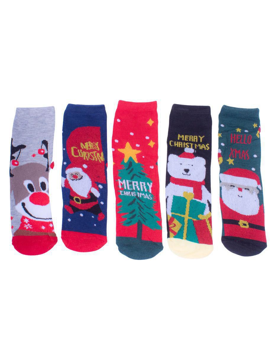 Set de calcetín de algodón para mujer 5 pares 10