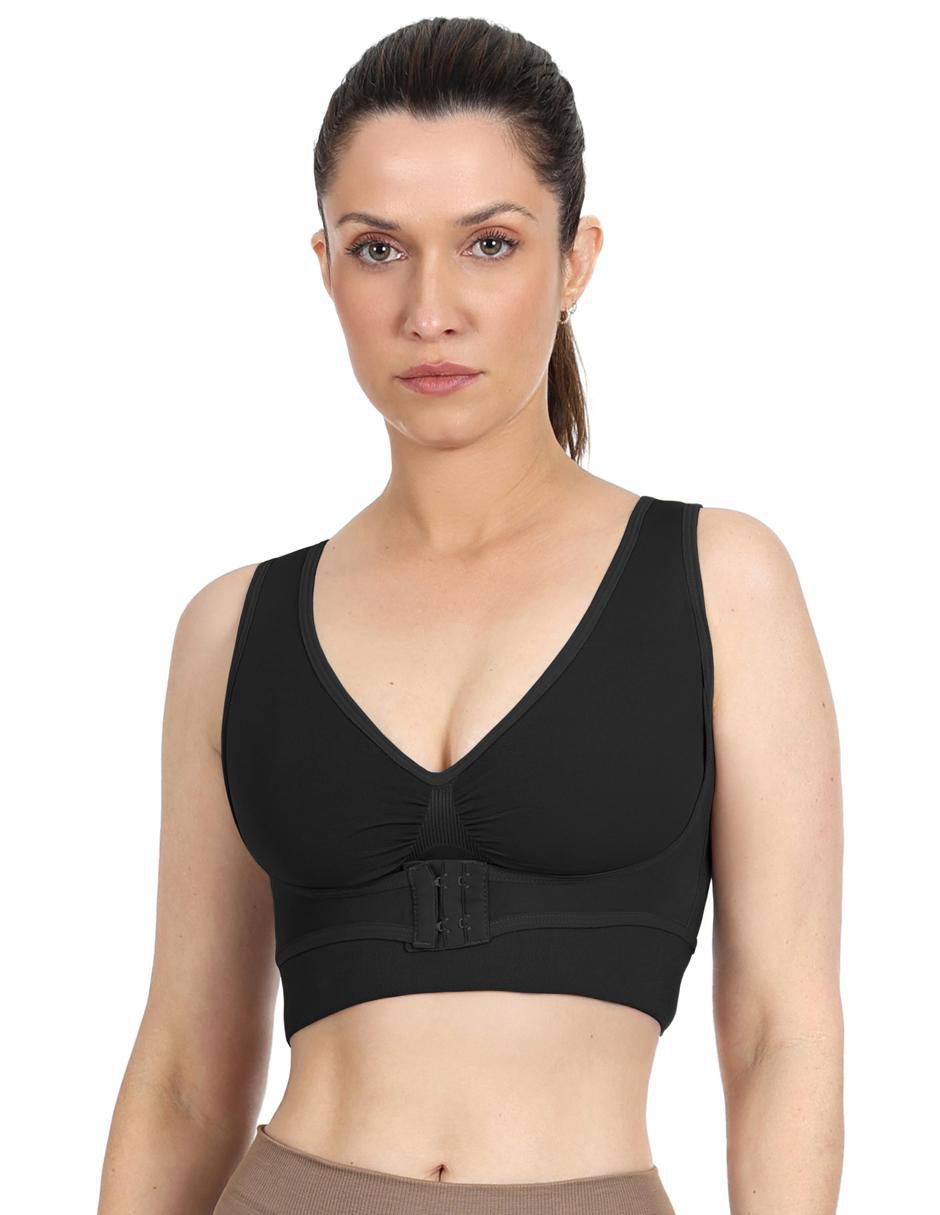 Faja tipo brassiere con compresión alta para mujer