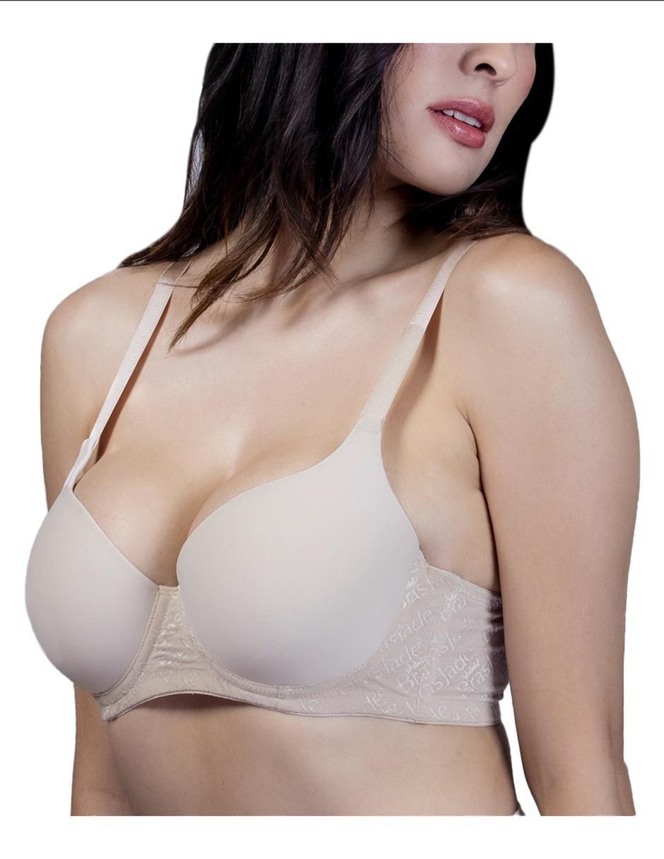 Brassiere demi con copa para mujer
