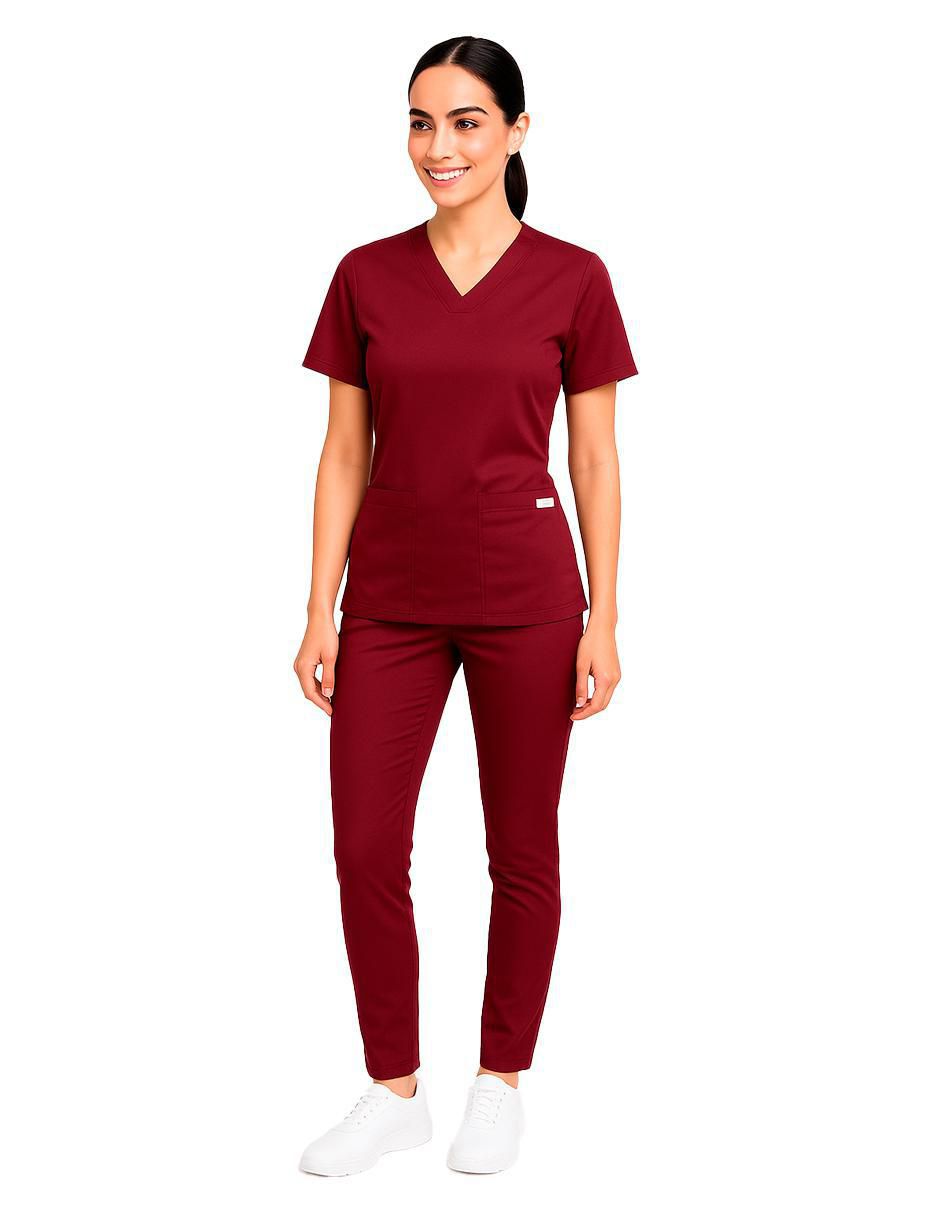 Pijama quirúrgica estilo relajado para mujer 4