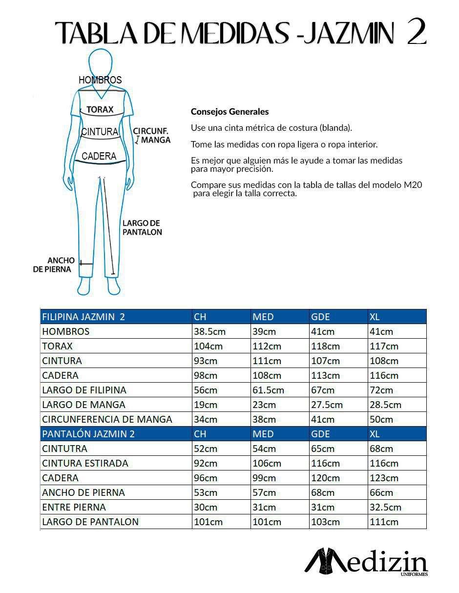 Pijama quirúrgica estilo regular para mujer 4