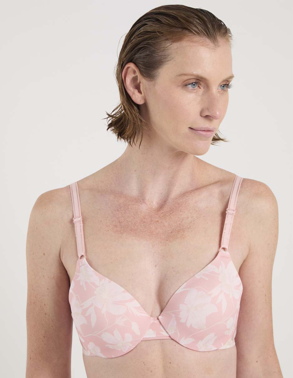 Brassiere demi copa preformada para mujer