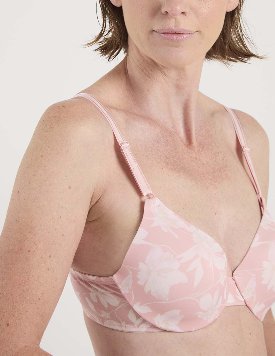 Brassiere demi copa preformada para mujer 4