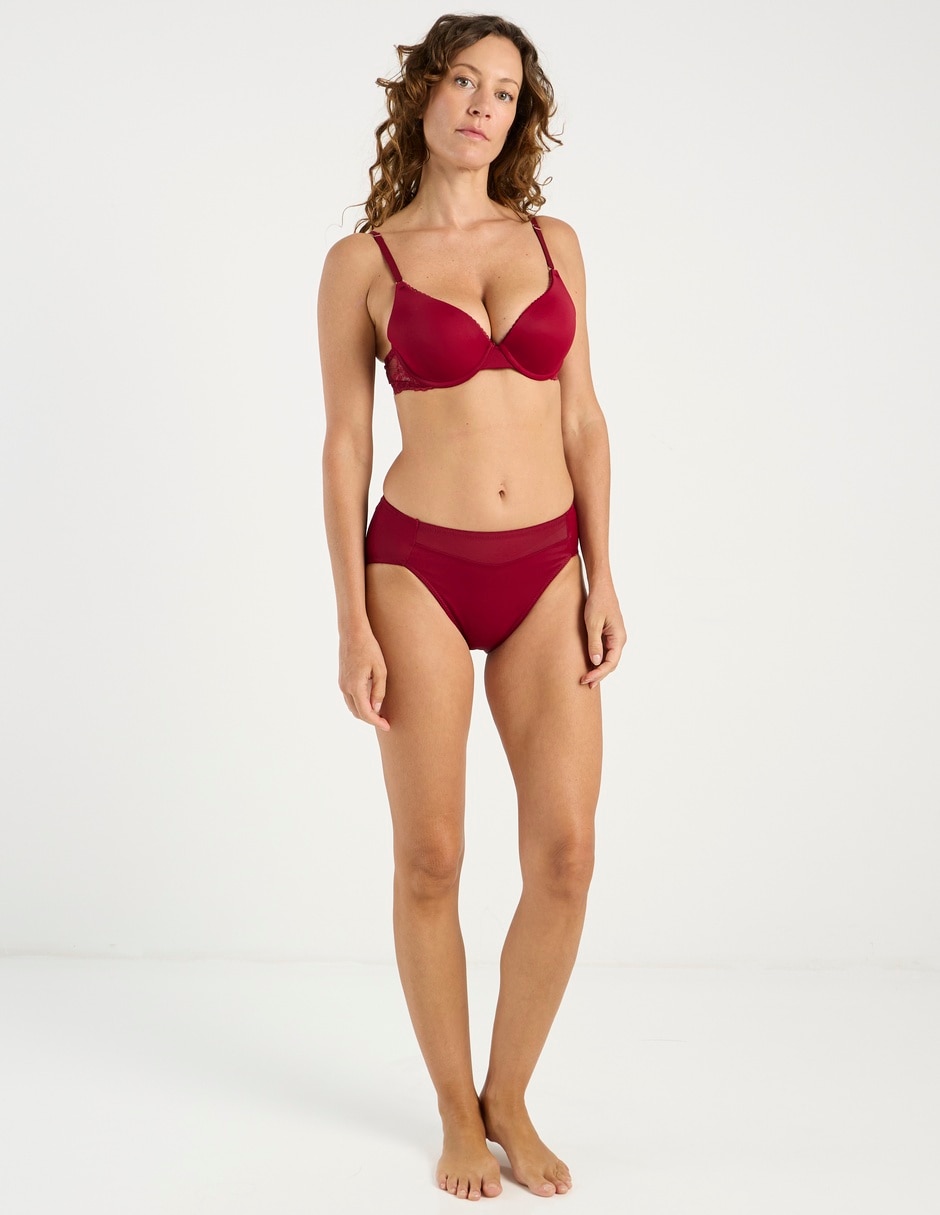 Brrassiere demi con copa para mujer 6