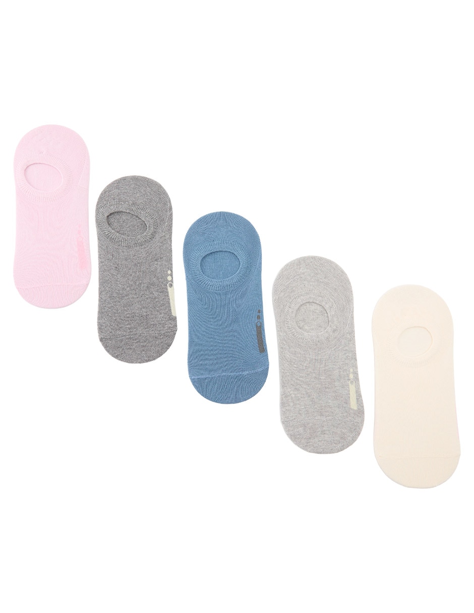 Protector de pie de algodón para mujer 5 pares Protector de pie de algodón para mujer 5 pares