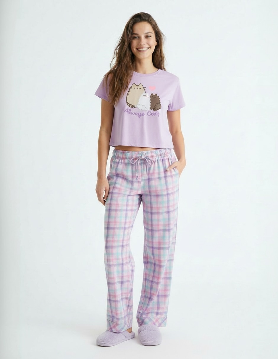 Conjunto pijama Pusheen para mujer Conjunto pijama Pusheen para mujer