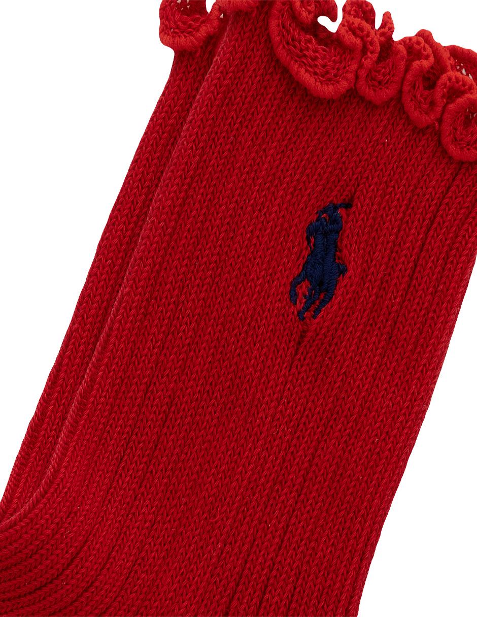 CALCETIN POLO 79132 AL, UNITALLA, ROJO