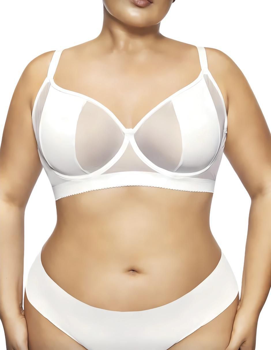 Set brassiere demi copa push up para mujer 4