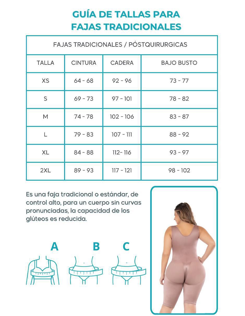 Faja postoperatoria con compresión media para mujer 5