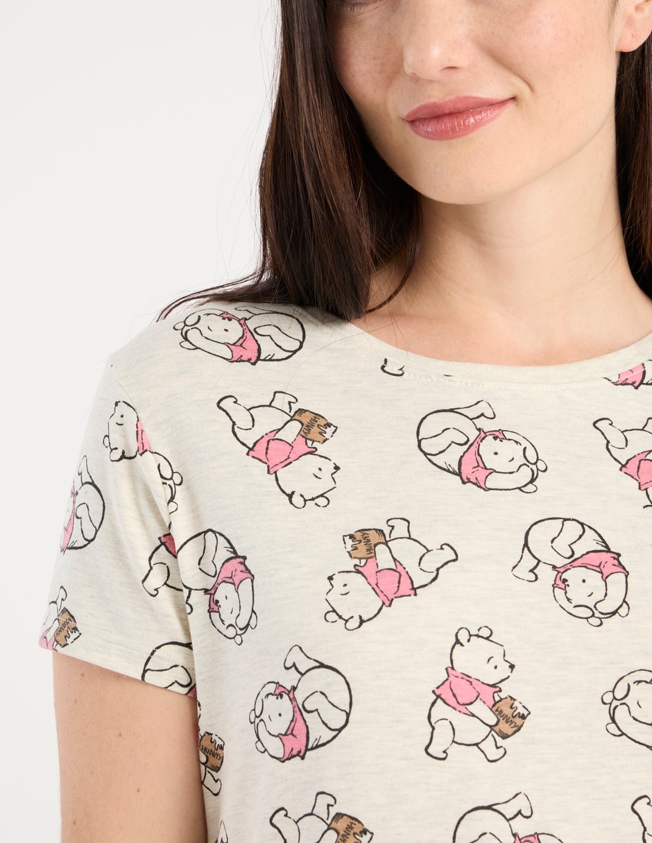 Camisón "estampado" liso "de" poliéster 4