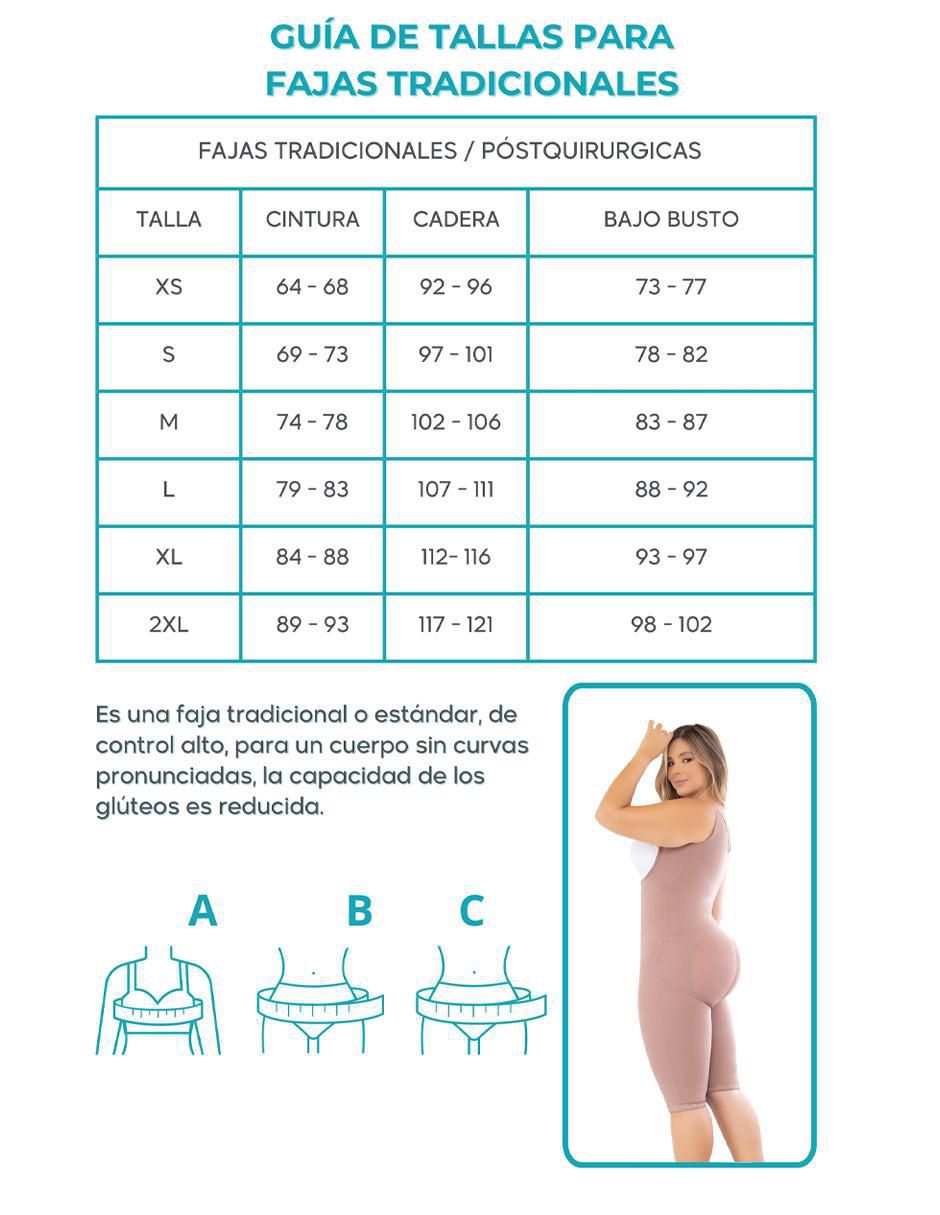 Faja postoperatoria con compresión alta para mujer 2