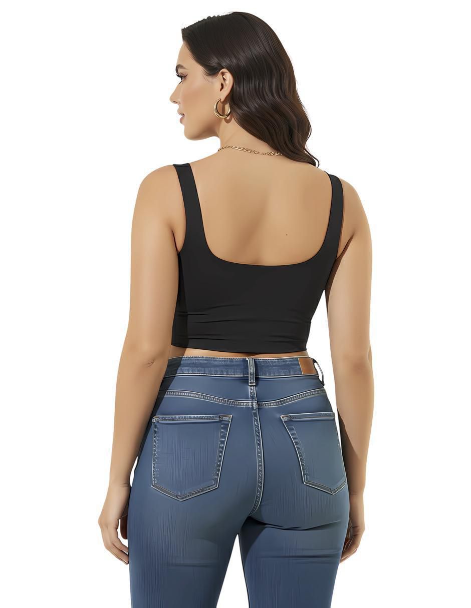 Brassiere deportivo con copa seamless para mujer 3