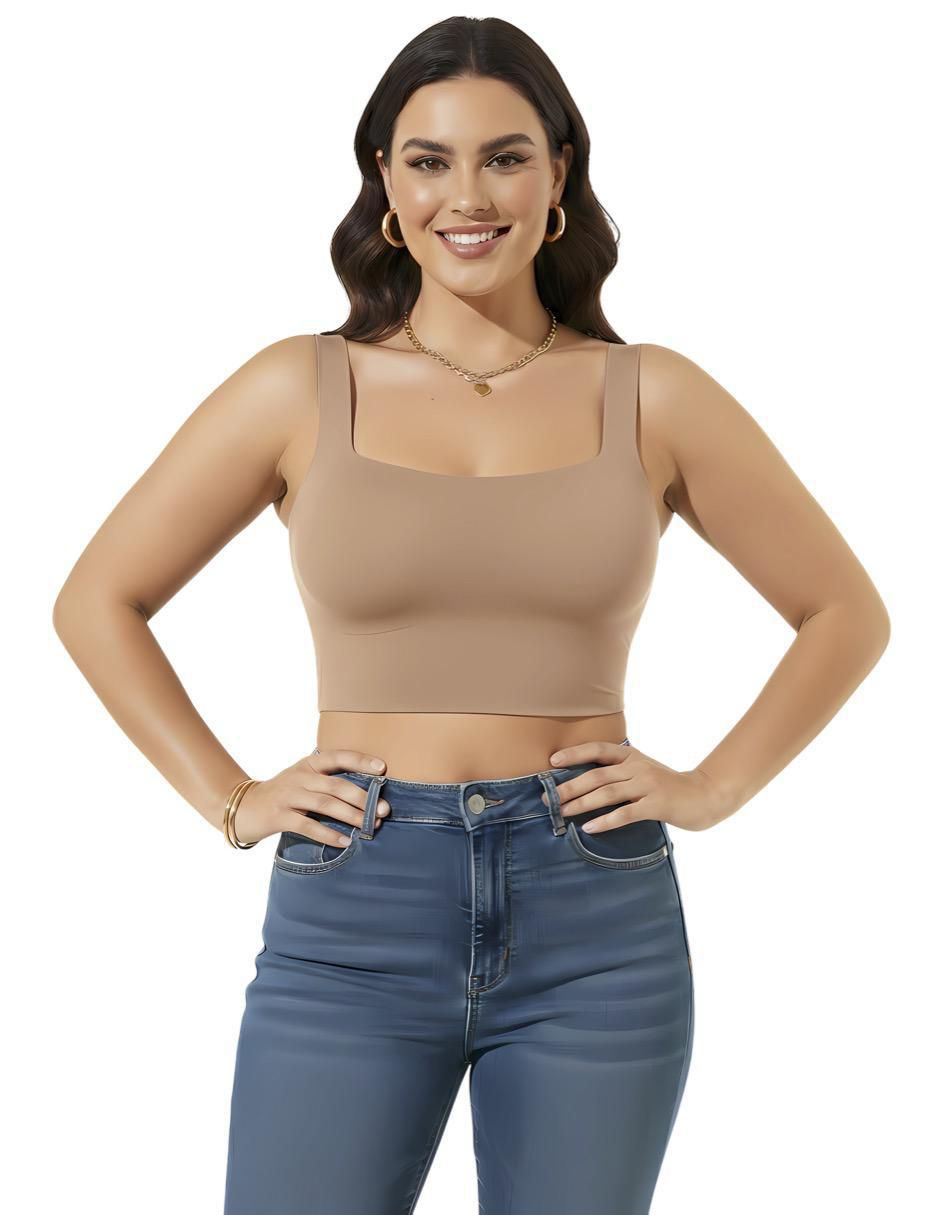 Brassiere deportivo con copa seamless para mujer Brassiere deportivo con copa seamless para mujer