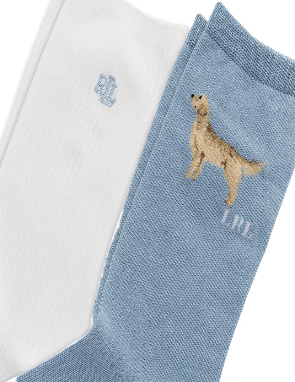 Set de calcetín de algodón para mujer 2 pares 3