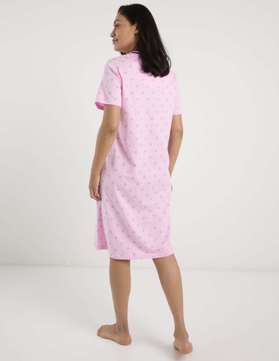 Camisón estampado floral de algodón 2