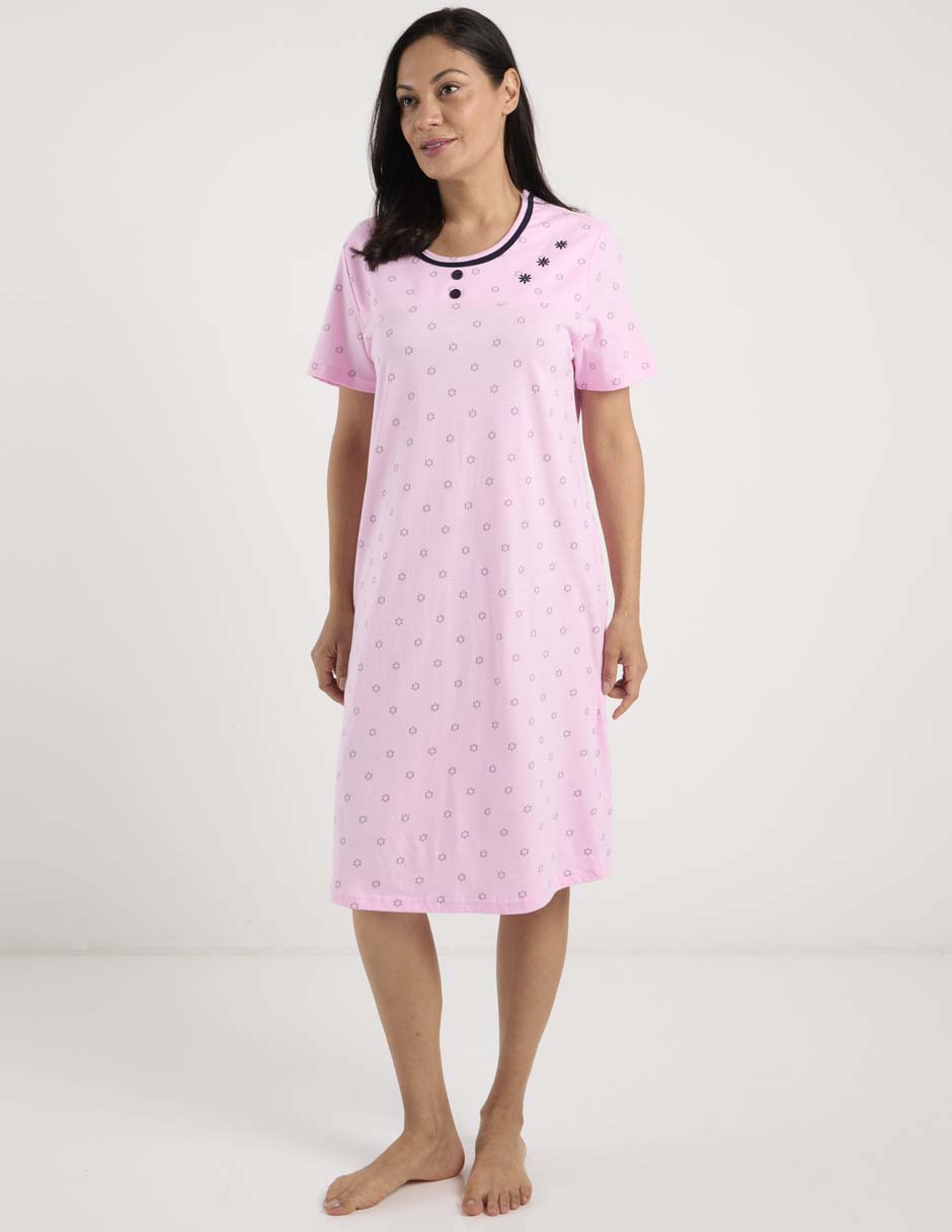 Camisón estampado floral de algodón 3