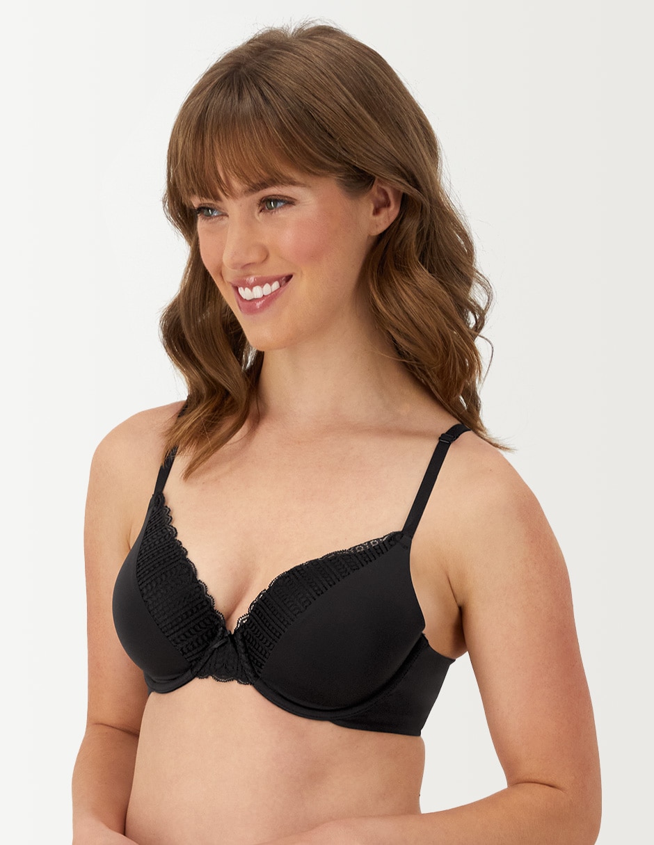 T-shirt bra con copa para mujer 2