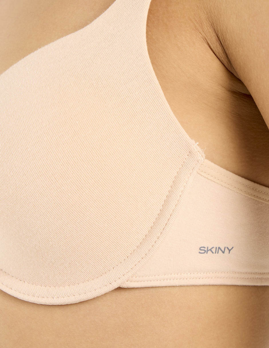 Brassiere demi con copa para mujer 4