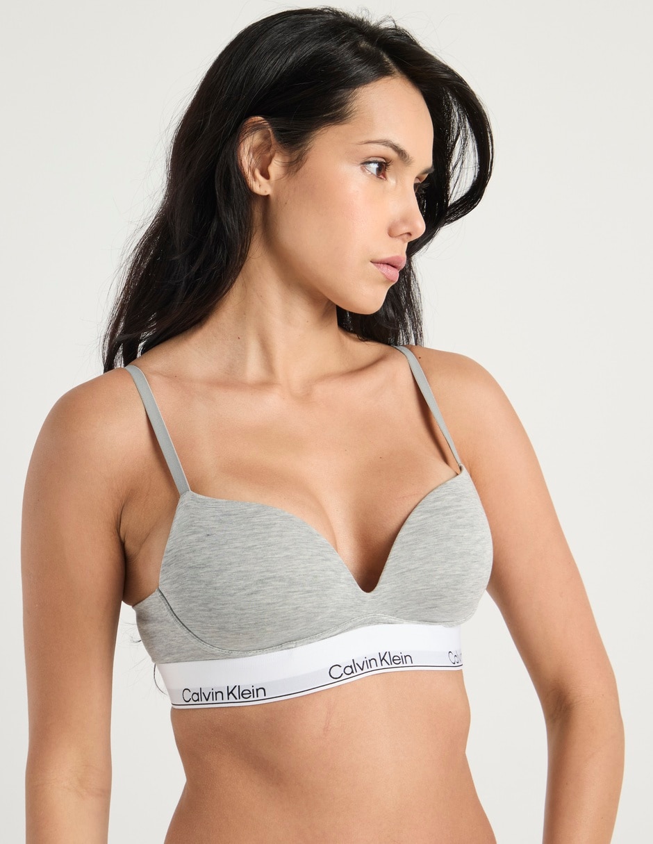 Brassiere plunge copa push up para mujer 2