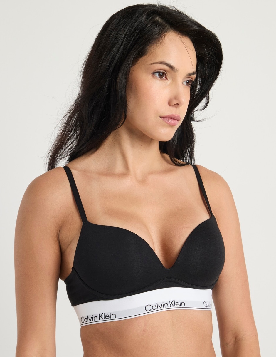 Brassiere plunge copa push up para mujer 2