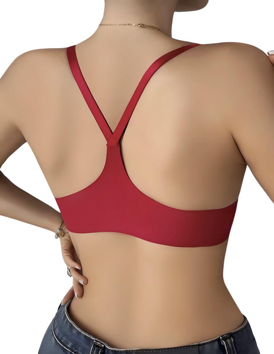Brassiere corrector media copa seamless para mujer 3