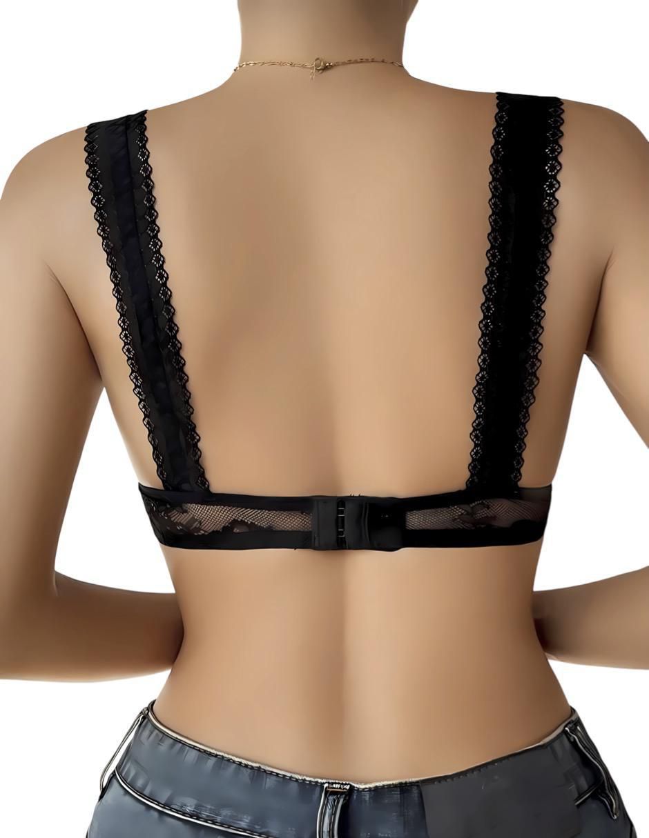 Brassiere balconette media copa para mujer 3