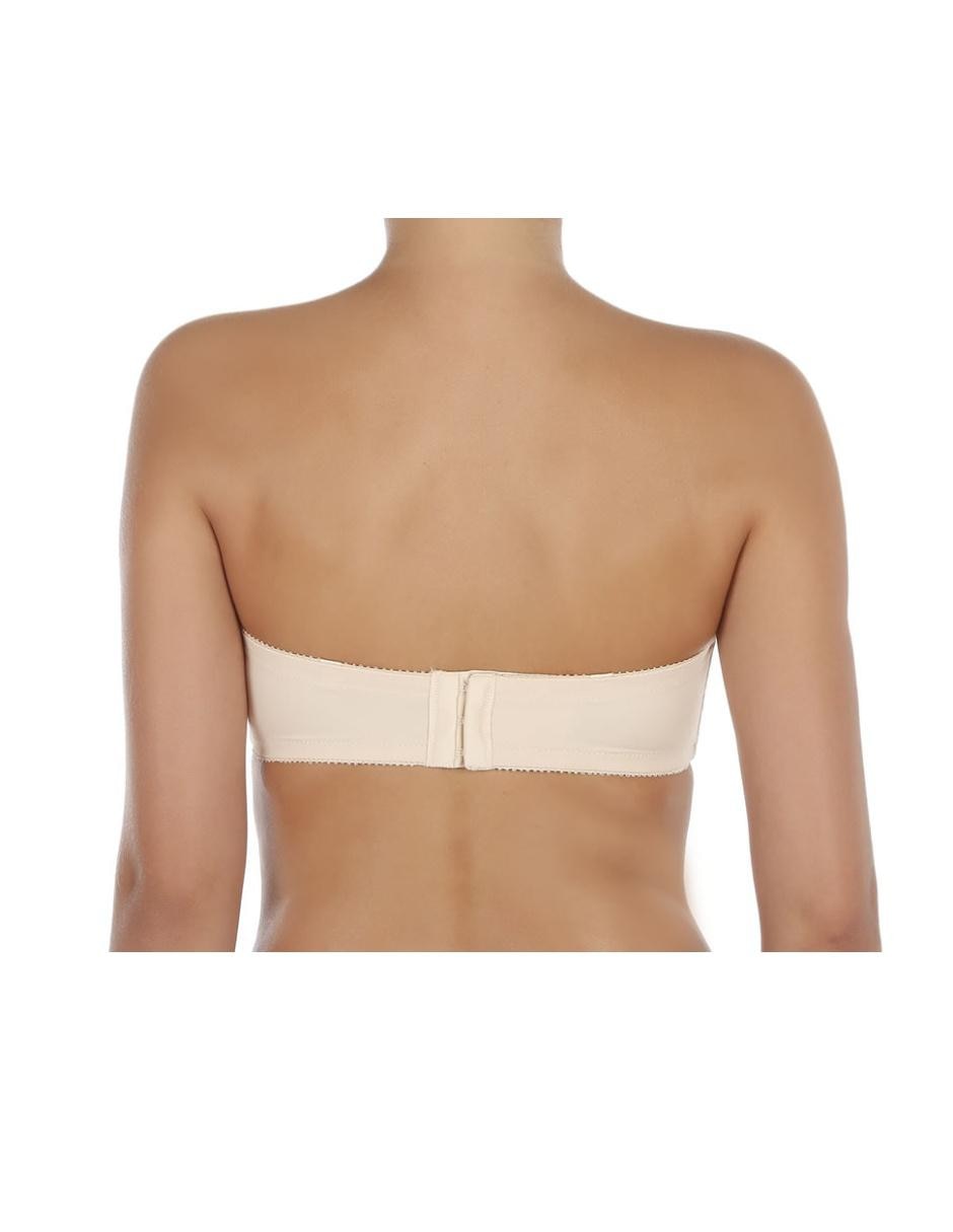 Brassiere strapless con copa para mujer 2