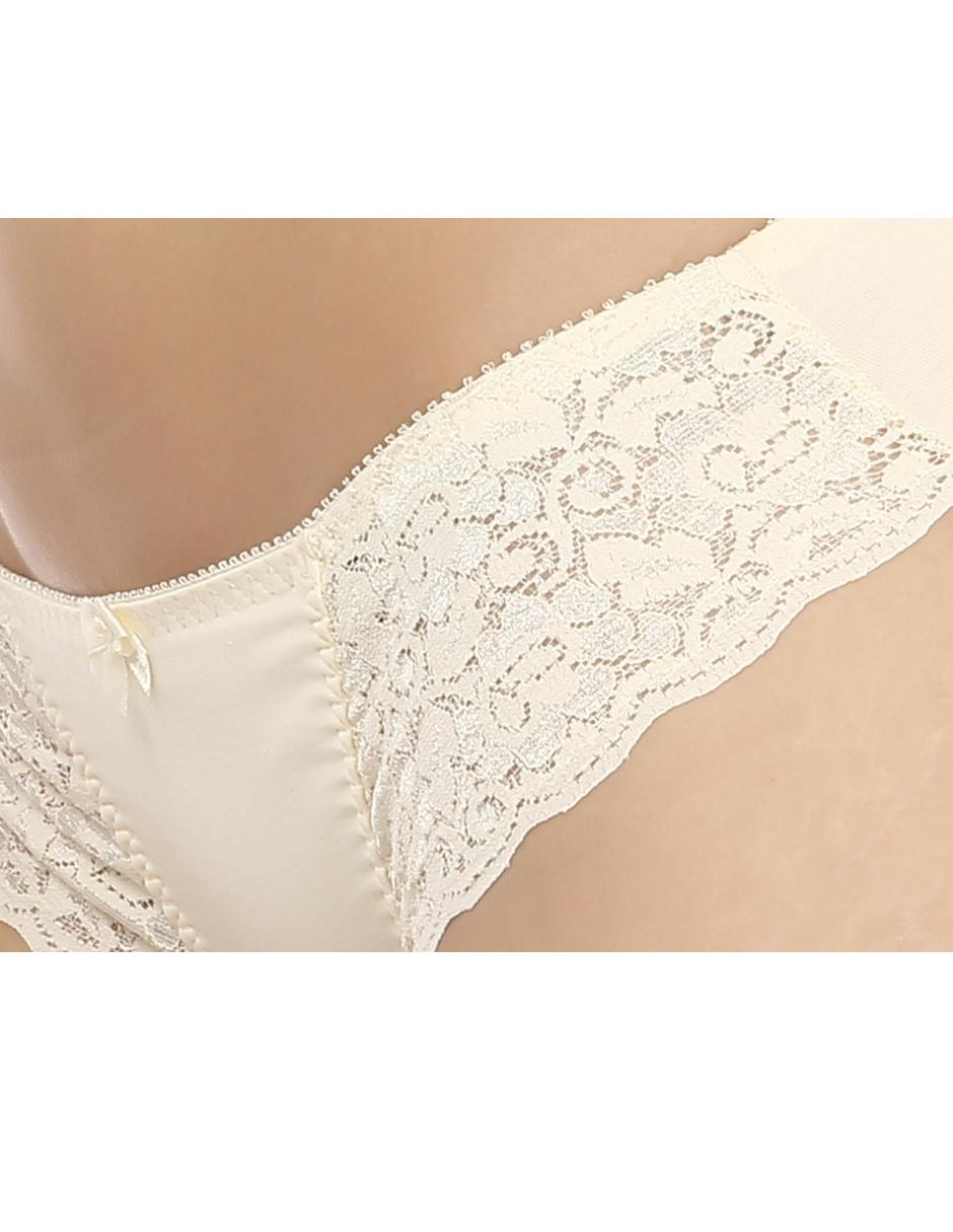 PANTY CINTURA ALTA OSCAR HAC, G, PERLA