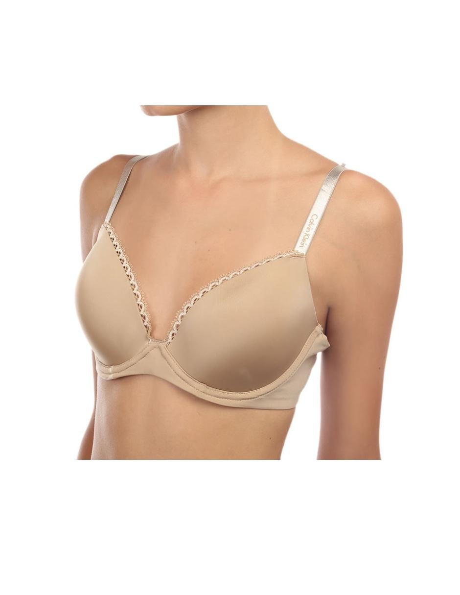 T-shirt bra copa push up para mujer